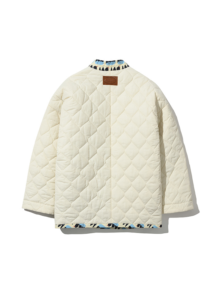  양면으로 돌려입는 누빔 재킷 홈워머 집안에서도 밖에서도 따듯하고 포근하게