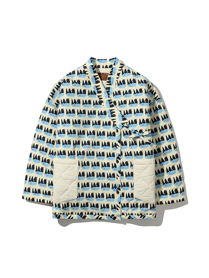  양면으로 돌려입는 누빔 재킷 홈워머 집안에서도 밖에서도 따듯하고 포근하게