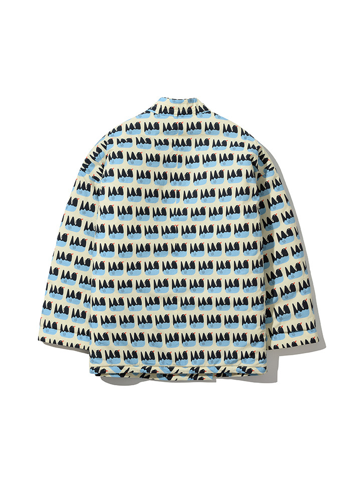  양면으로 돌려입는 누빔 재킷 홈워머 집안에서도 밖에서도 따듯하고 포근하게