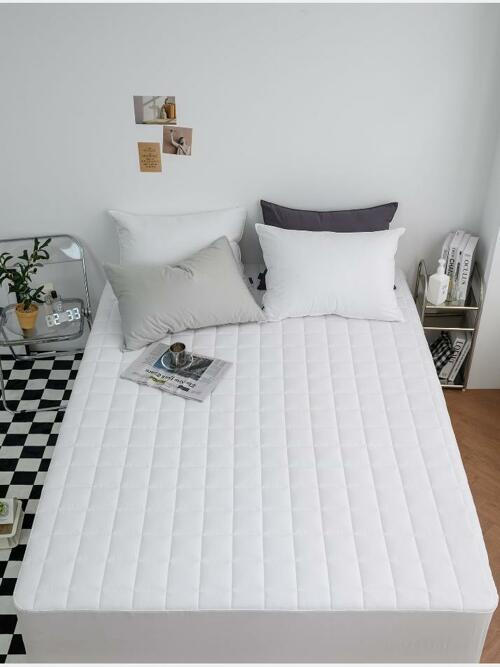 로빈 순면 베이직 누빔매트리스 커버 SS 110×205×30CM 화이트