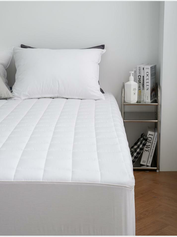로빈 순면 베이직 누빔매트리스 커버 SS 110×205×30CM 화이트