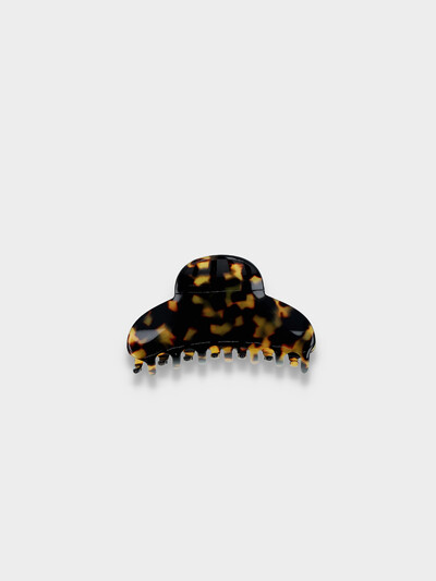[Made in France] 클리쎄 라운딩 집게핀 中 Brown leopard