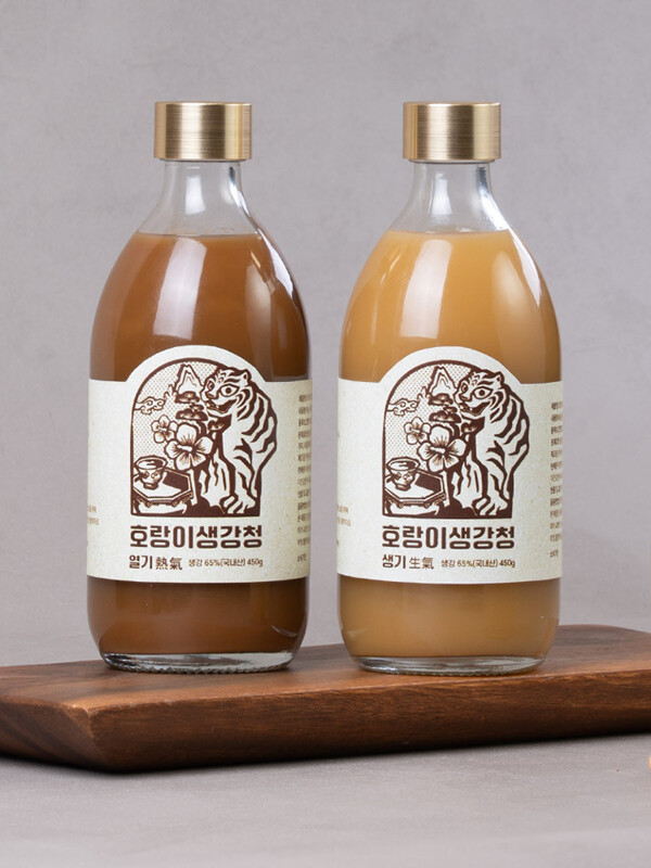 [팔팔호랑이]꿀생강청 450g 국내산