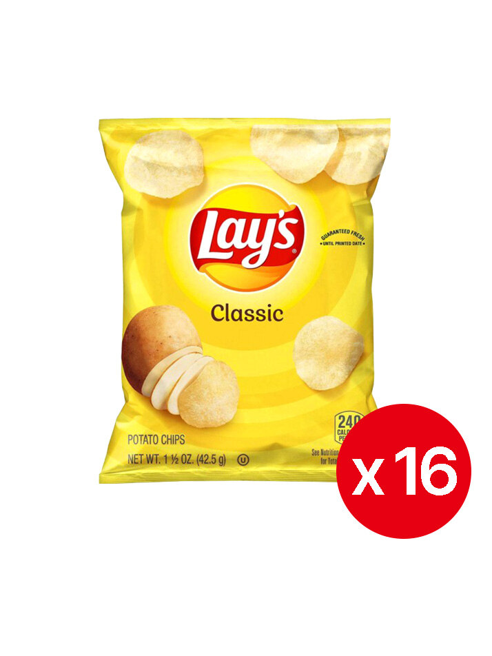 레이즈 클래식 미니 감자칩 42.5g x 16개