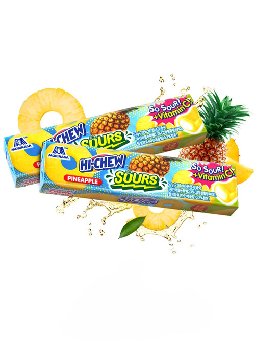 모리나가 하이츄 사우어 파인애플맛 57g