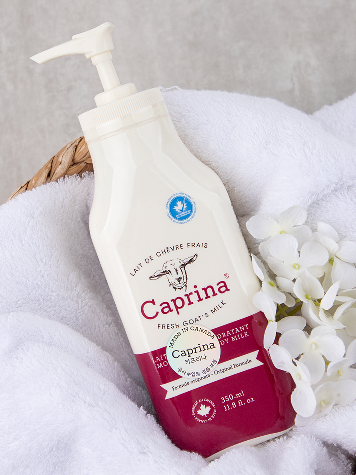 카프리나 프레쉬 산양밀크 바디로션 350ml 오리지널