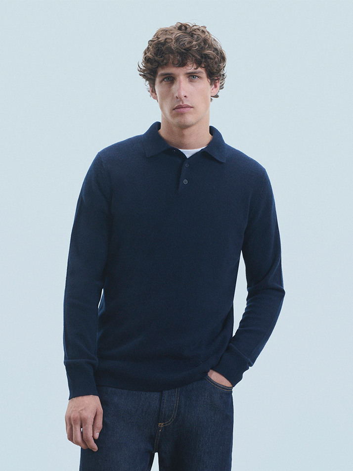 (uni)Basic Polo Neck Sweater