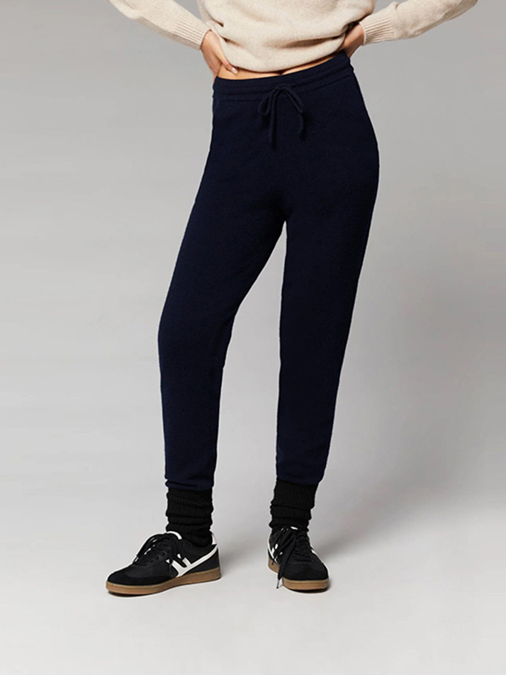 Basic Straight Joggers Navy