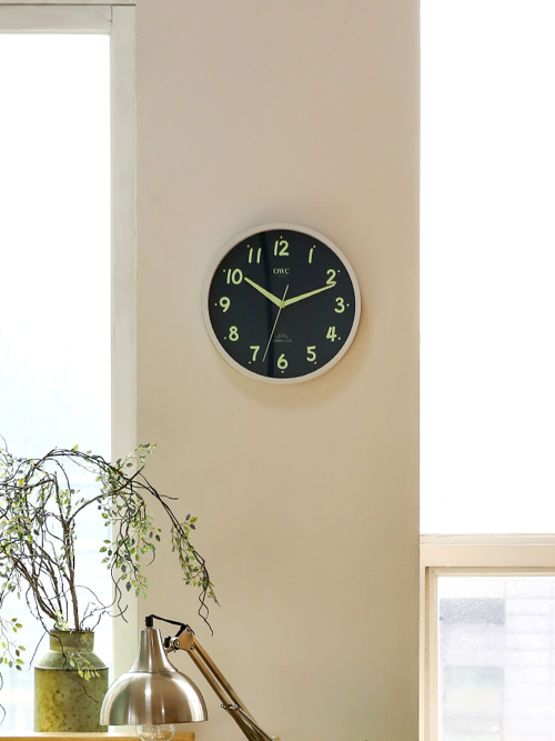 루미너스 야광숫자 인테리어 벽시계 29.7cm OT915LW