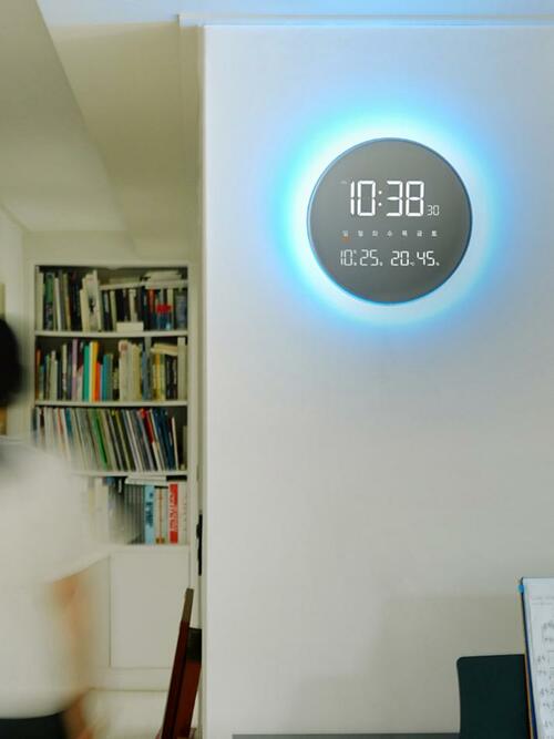 뉴 이클립스 스마트 무드등 LED 벽시계 30.5cm OWD-1014WIFI 와이파이