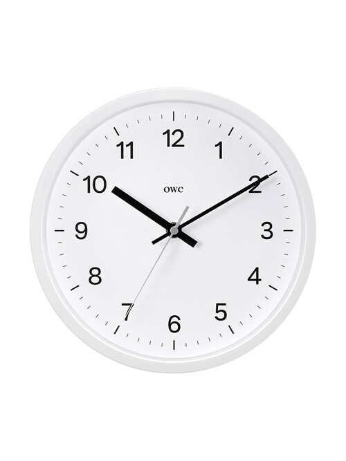 OWC시계 무소음 하모니 벽걸이 벽시계 25cm OWA-1024W