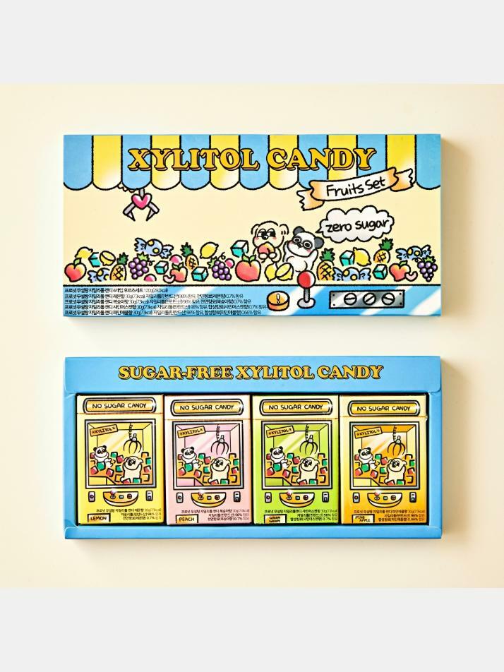 프로넛 무설탕 자일리톨 캔디 4개입 후르츠 선물세트