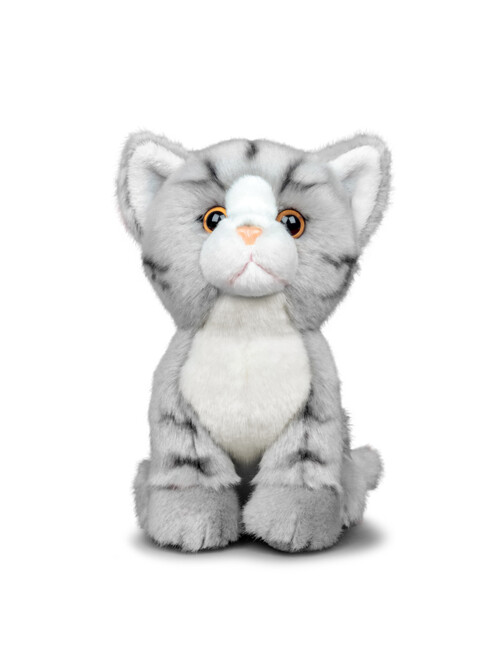 애너미고스 월드 오브 네이처 그레이 태비 고양이 귀여운 동물인형