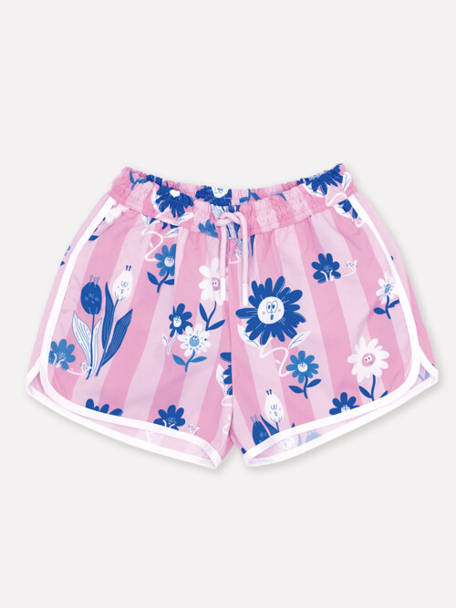 꽃 수영복 바지 (핑크)