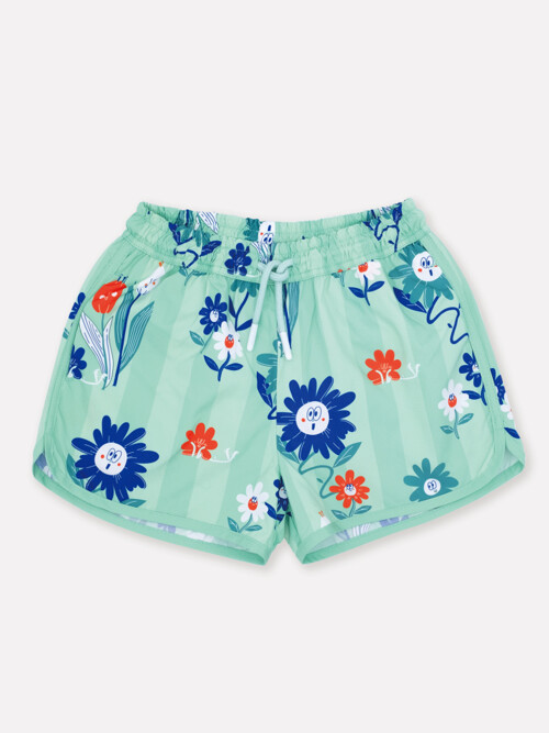 꽃 수영복 바지 (그린)