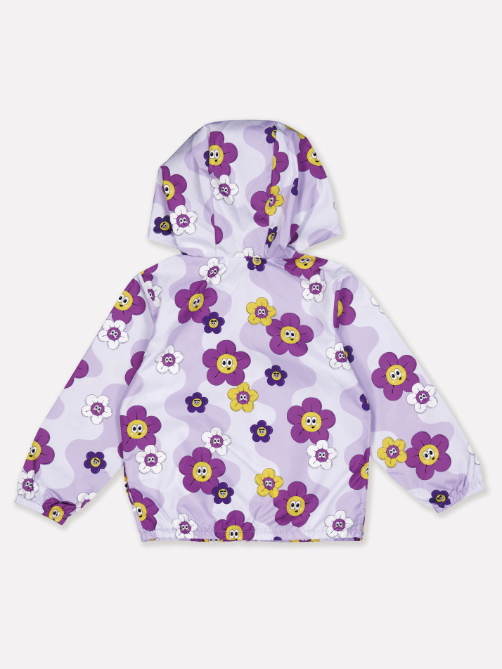 꽃 바람막이 (퍼플)