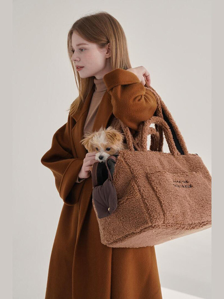 테디 시어링 부클 이동 가방 | Teddy Shearing Boucle Bag