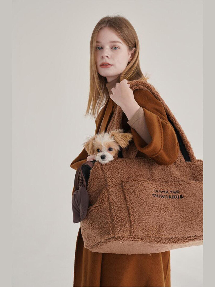 테디 시어링 부클 이동 가방 | Teddy Shearing Boucle Bag