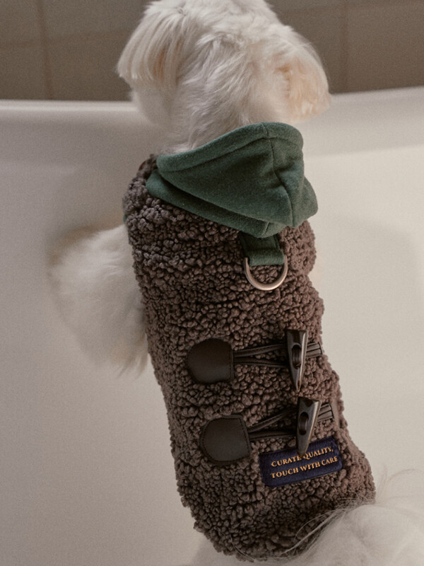 시어링 테디 베어 토글 베스트 | Searing Teddy Bear Toggle Vest (2color)