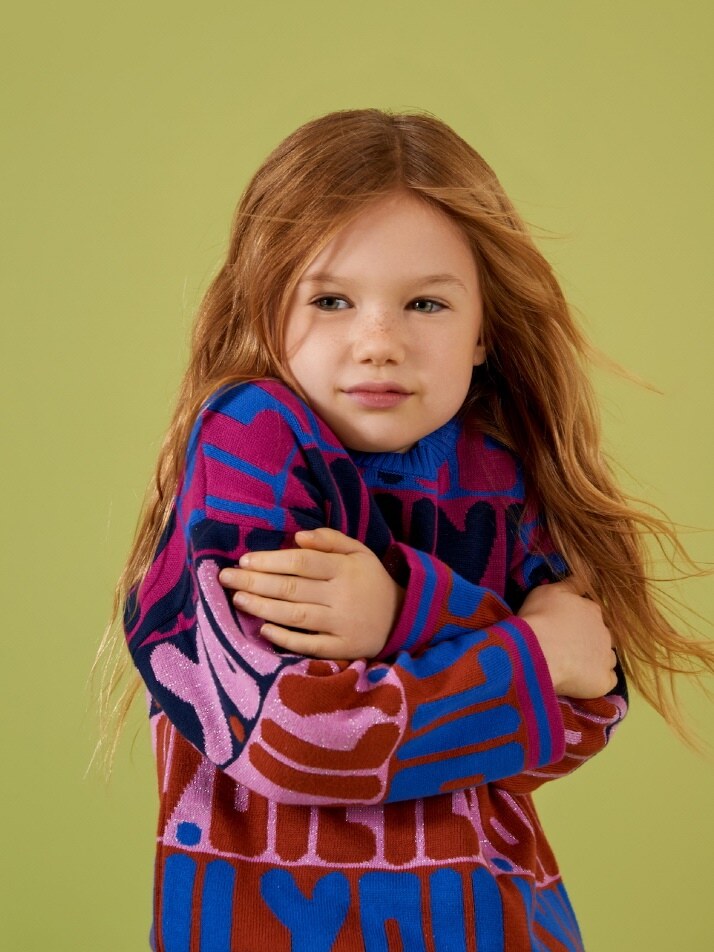 오일릴리 키즈 클라우드 스웨터 OKGFEKN001A