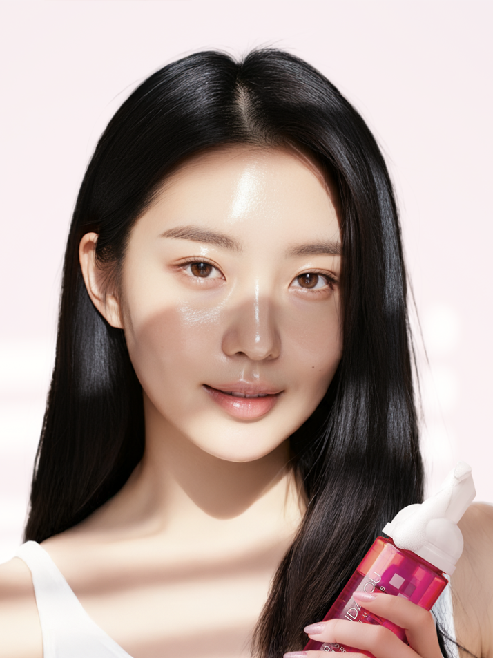 안달로우 천송이 로즈 클렌징폼 163ml 3개