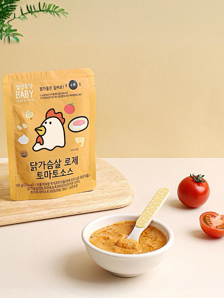 [설성목장BABY] 닭가슴살 로제 토마토소스 100g