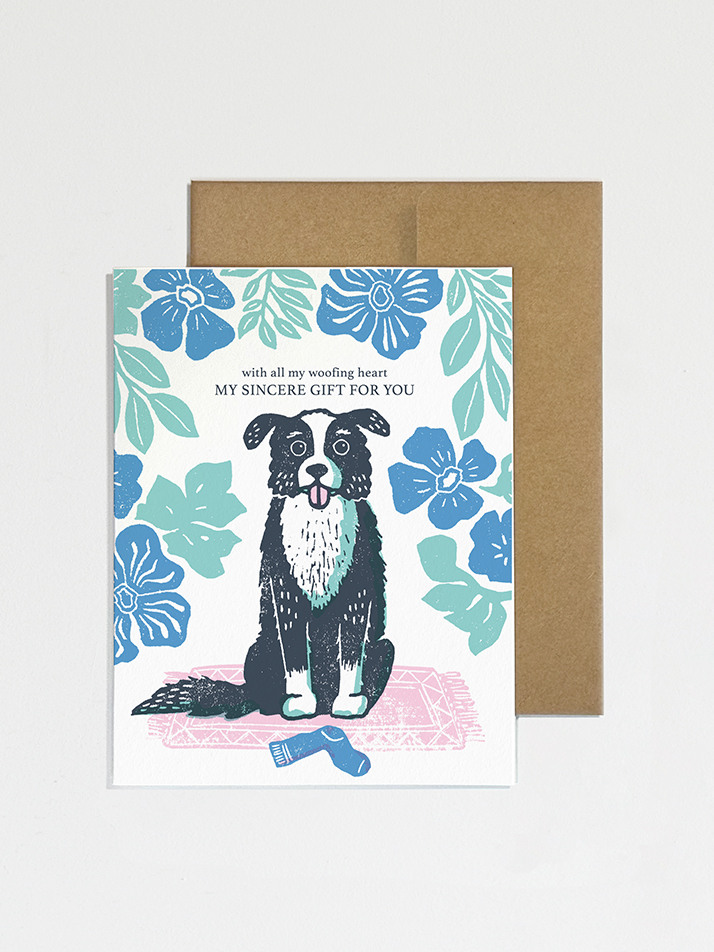 WITH ALL MY WOOFING HEART (메세지카드)