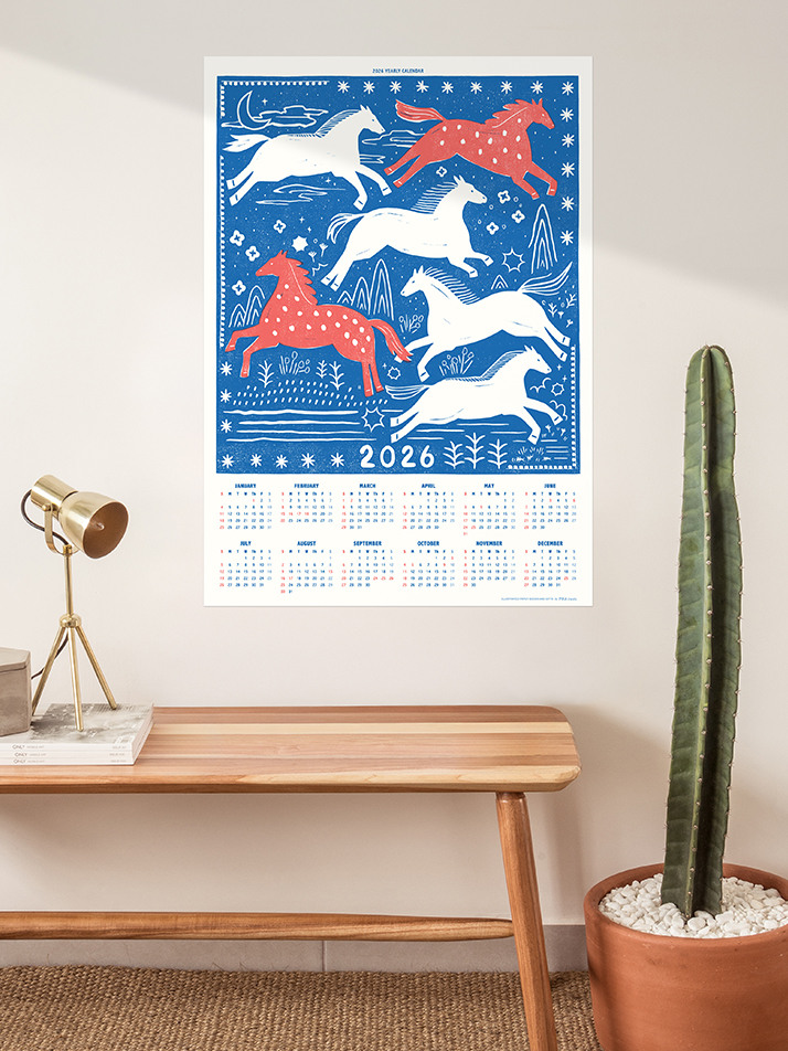 2026 Year of Horse (연력 캘린더 포스터 A2)