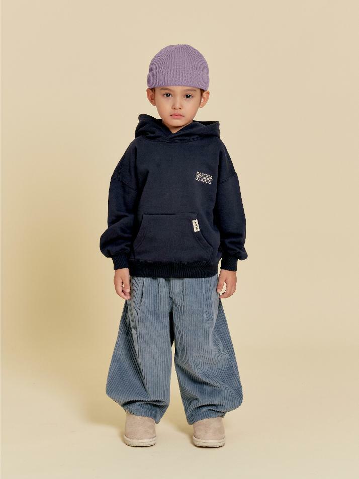 Classic Pocketed Hoodie (Green, Navy)