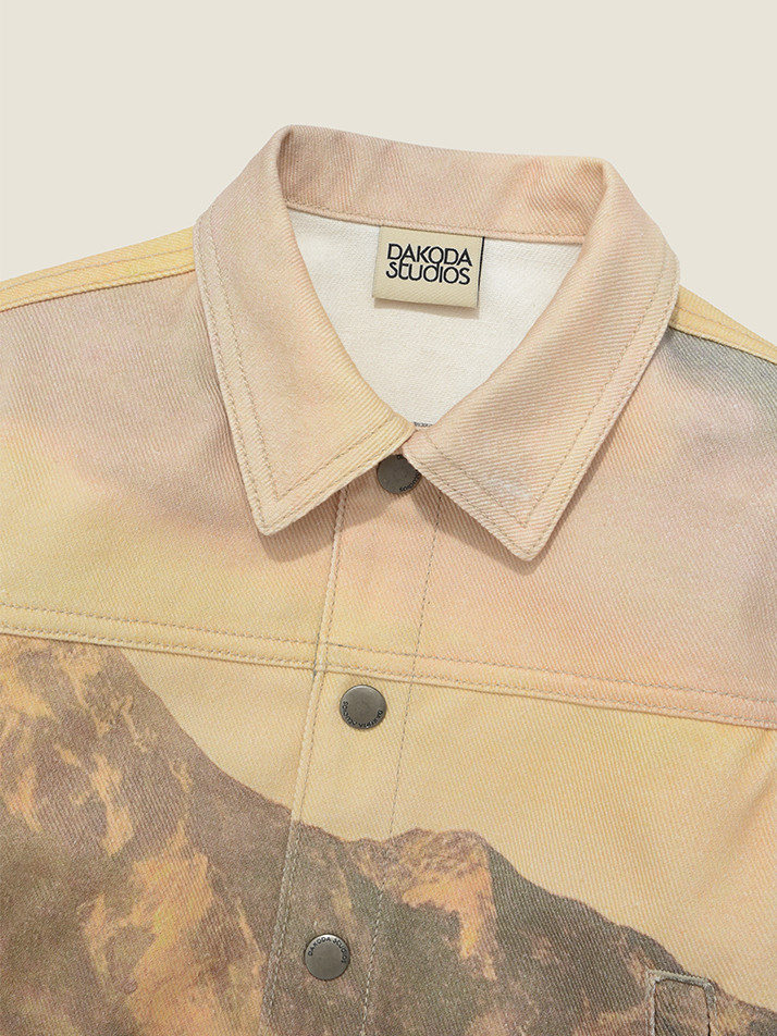 Printed Denim Jacket