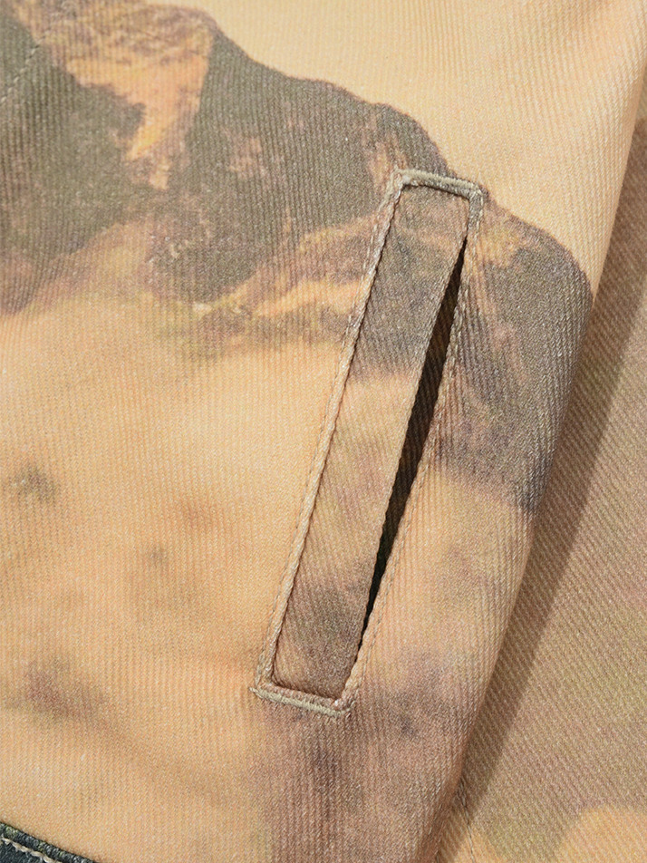 Printed Denim Jacket