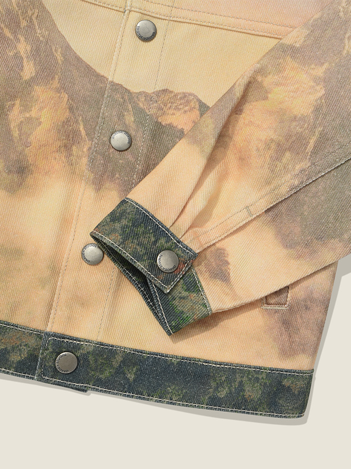 Printed Denim Jacket