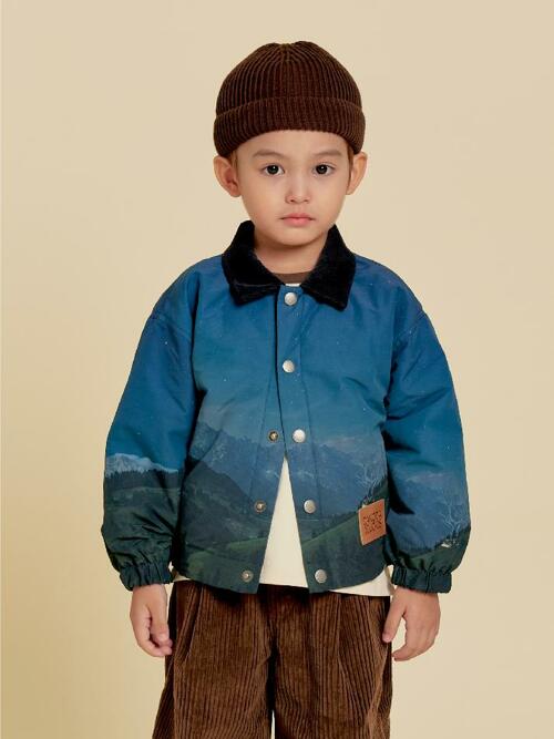 Printed Padded Jacket for Kids