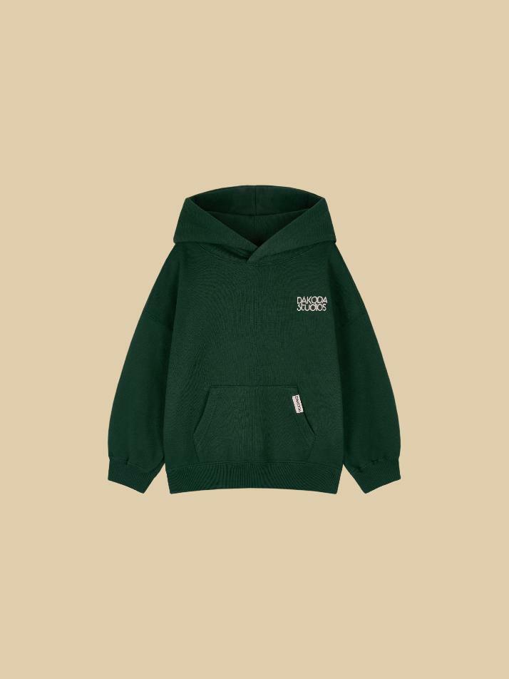 Classic Pocketed Hoodie (Green, Navy)