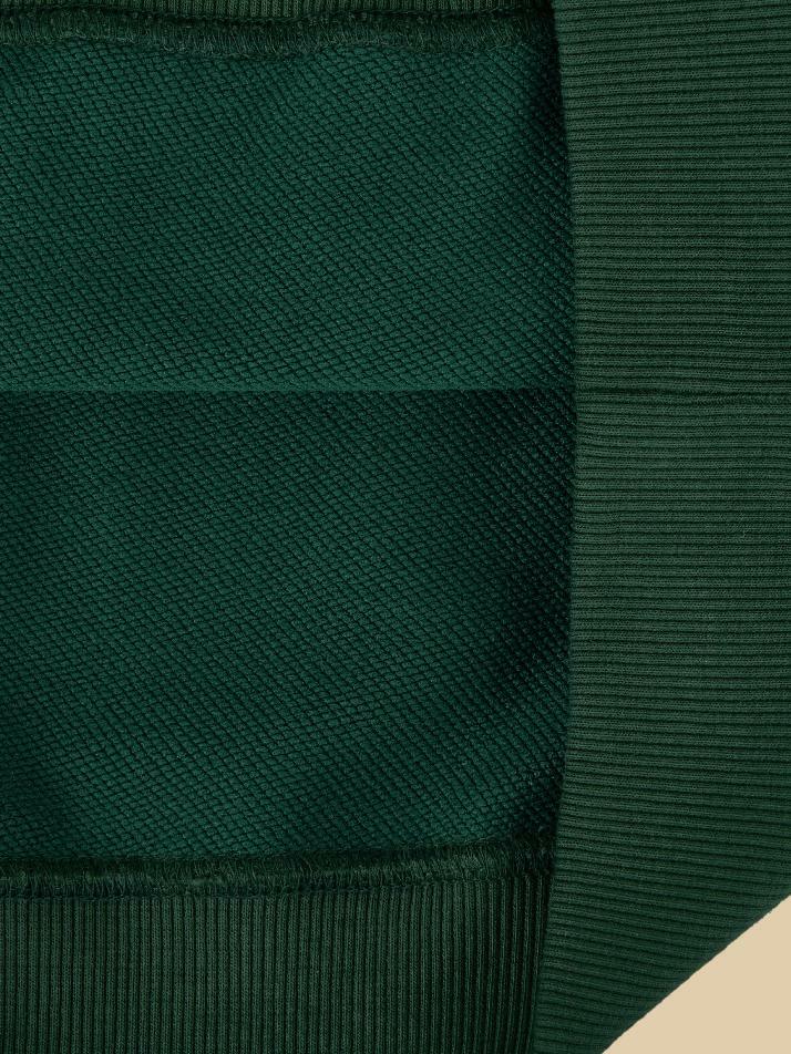 Classic Pocketed Hoodie (Green, Navy)