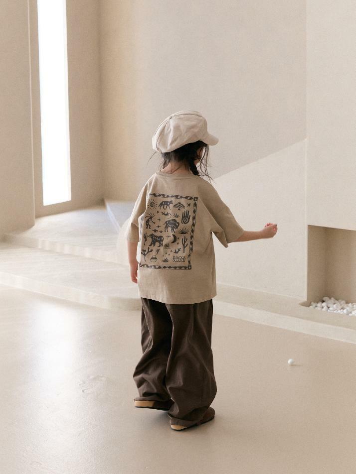 Wide Cotton Twill Pants