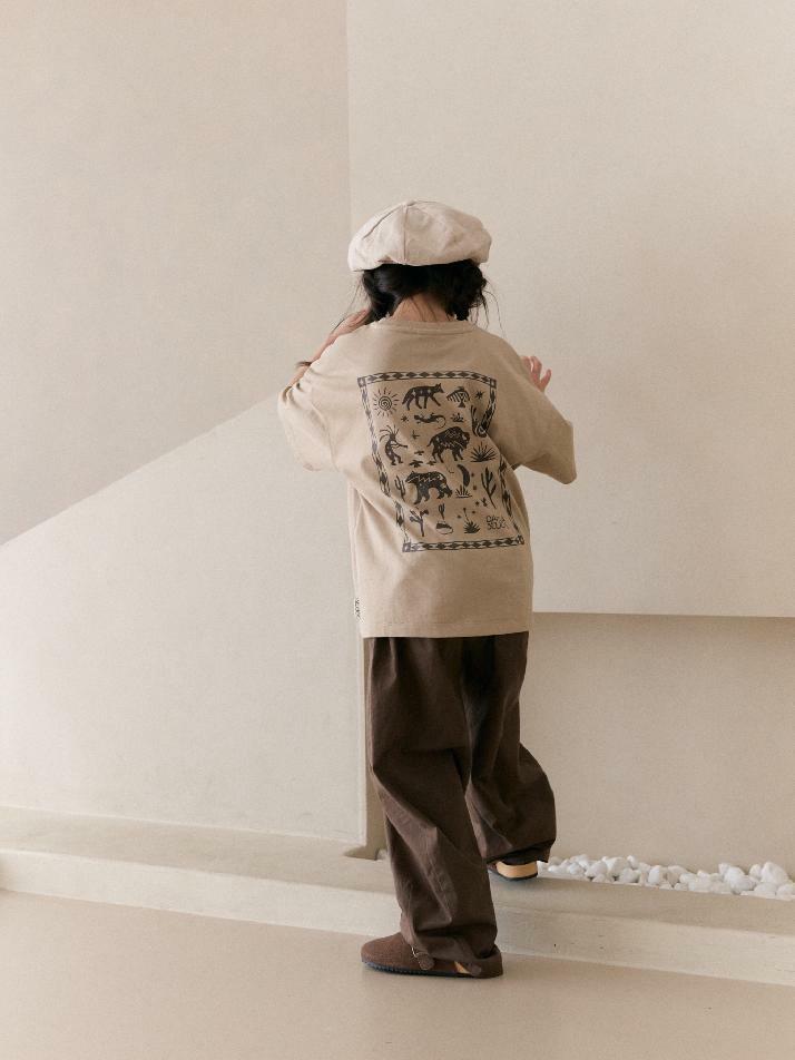 Wide Cotton Twill Pants