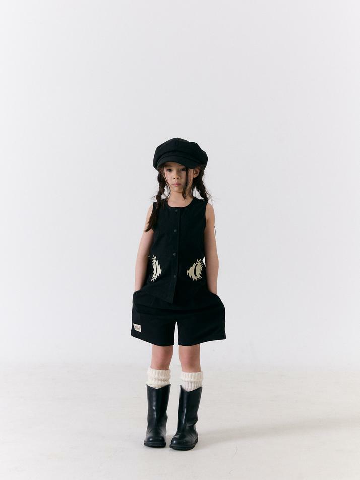 2-Way Embroidered Linen Sleeveless