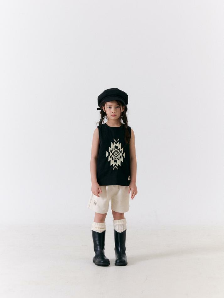 2-Way Embroidered Linen Sleeveless