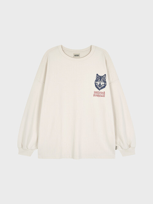 Wolf Long Sleeve Tee for Adults