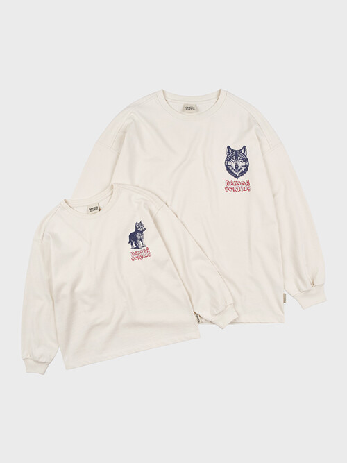 Wolf Long Sleeve Tee for Families
