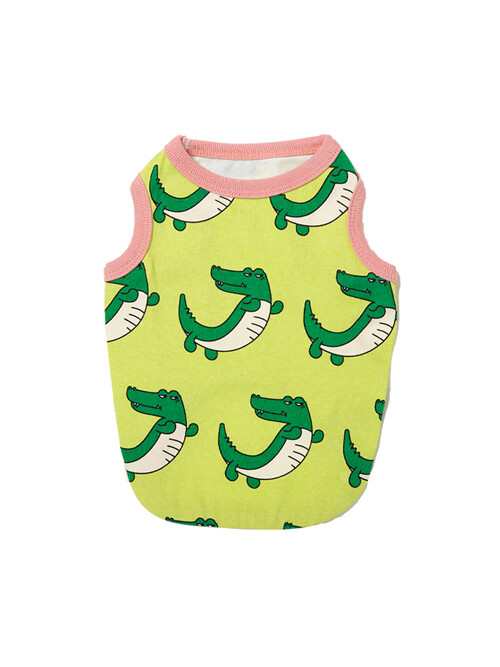 Iconic Lazy Crocodile Sleeveless : Green (아이코닉 민소매)