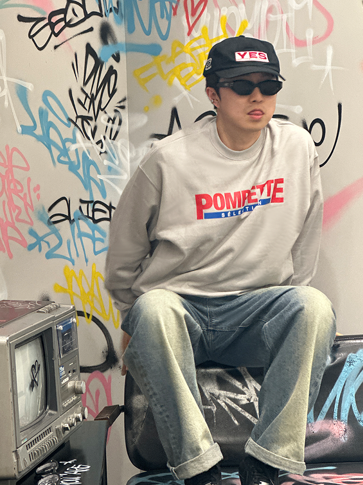 오리지널 로고 스웻셔츠 - gray