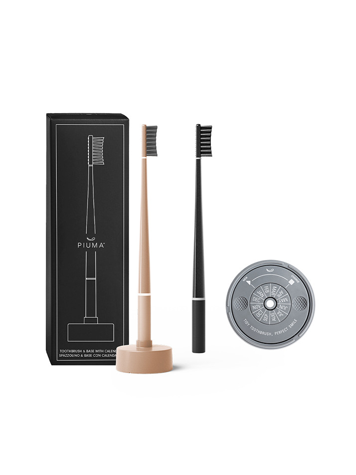 피우마 이태리 칫솔1+칫솔&받침1 세트(6개월구성)