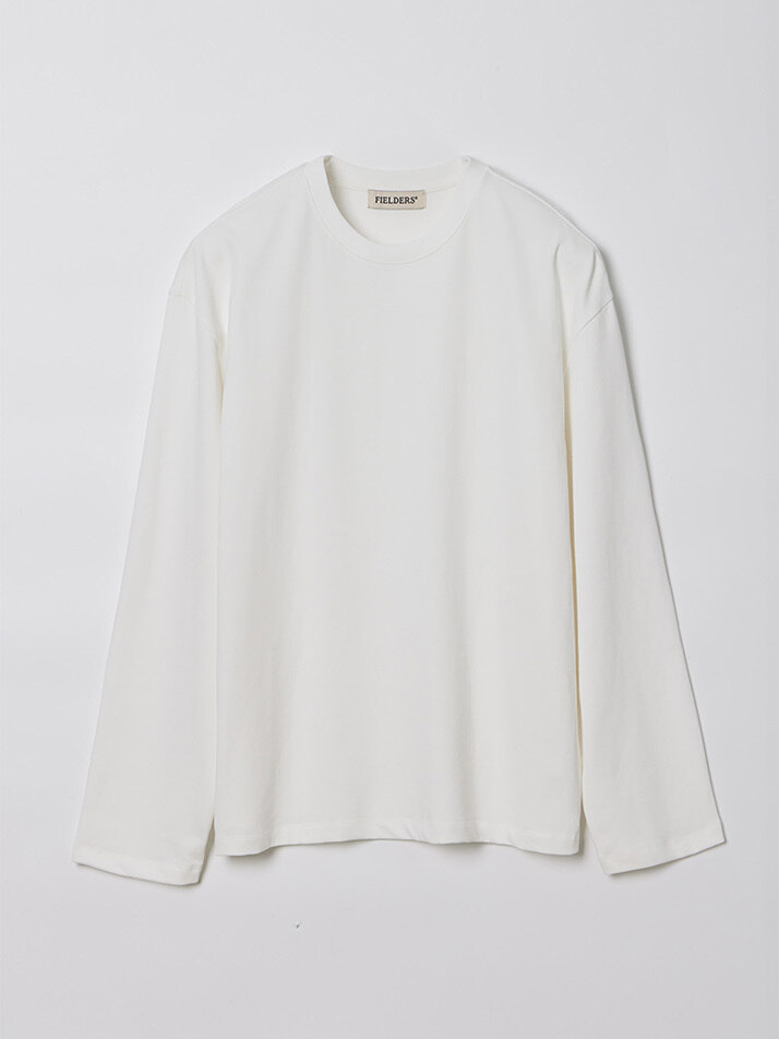 MAN ESSENTIAL LONG SLEEVE TEE WHITE