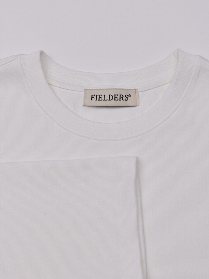 MAN ESSENTIAL LONG SLEEVE TEE WHITE