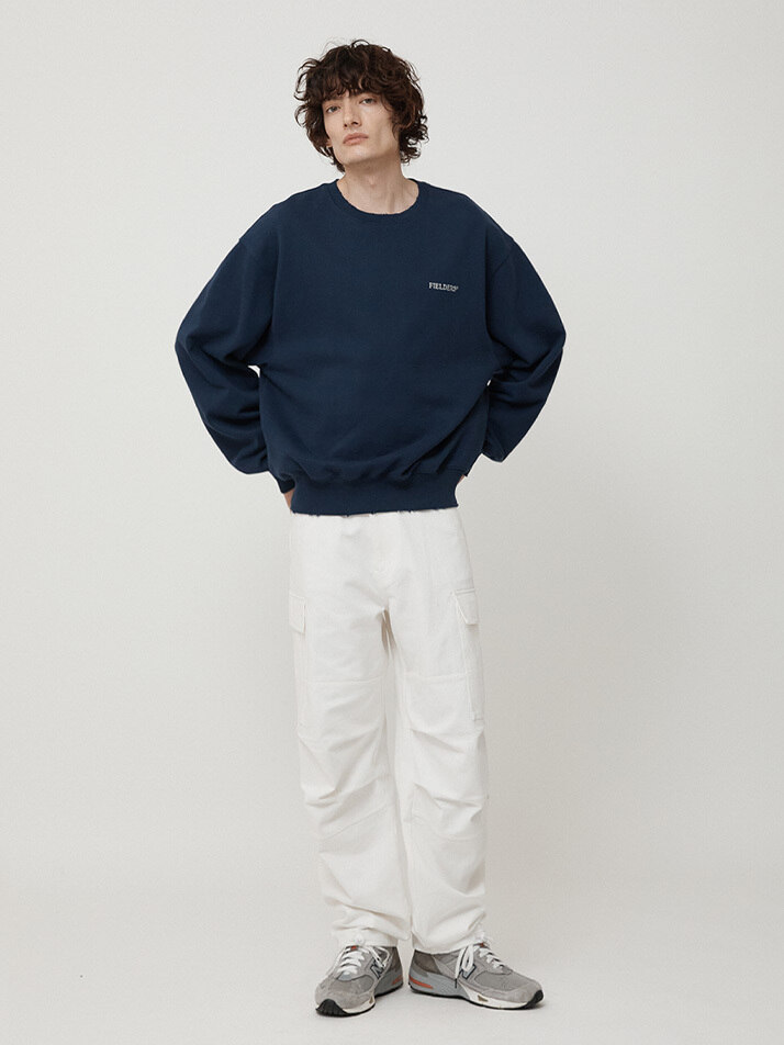 MAN PARACHUTE COTTON PANTS WHITE