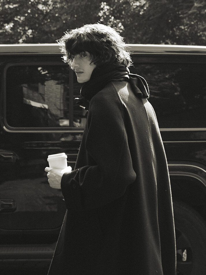 [FORTEX] MAN BALMACAAN LONG COAT BLACK