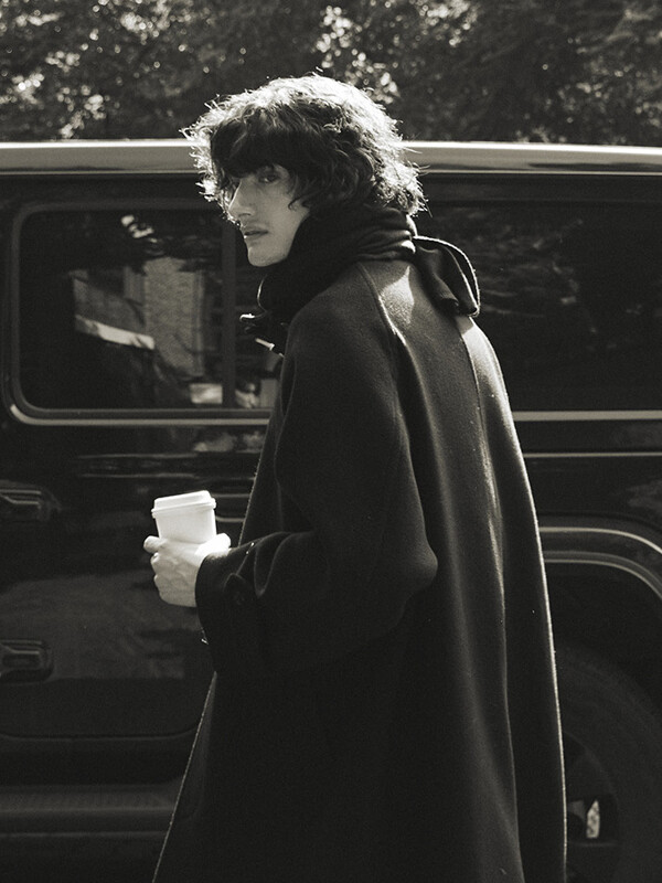 [FORTEX] MAN BALMACAAN LONG COAT BLACK