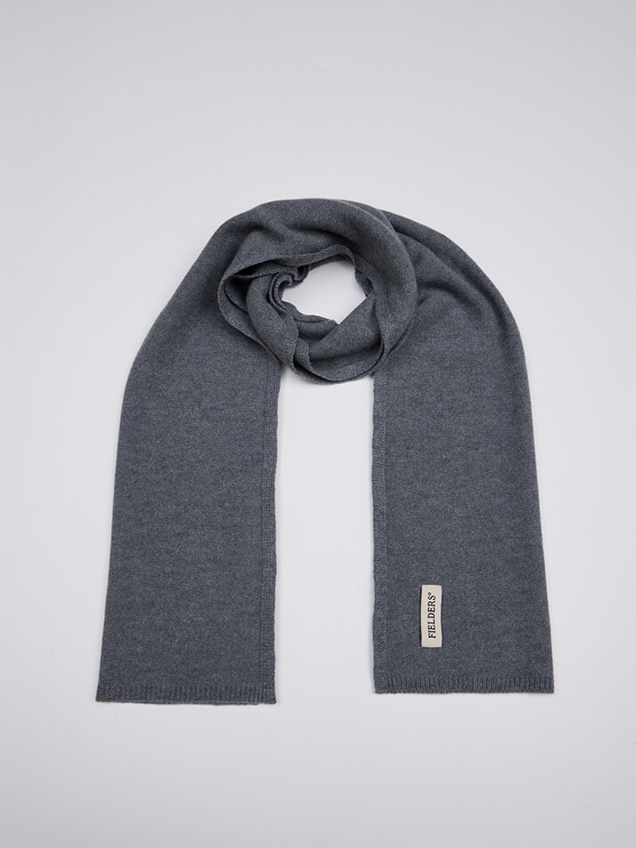 WOOL MUFFLER GRAY